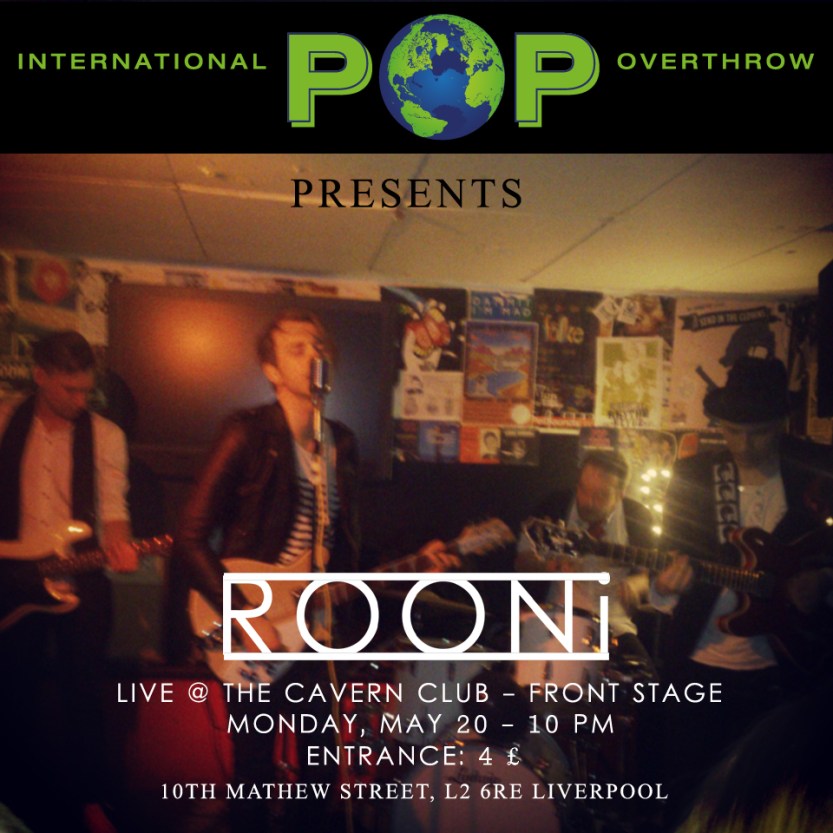 Poster Rooni IPO Cavern Liverpool